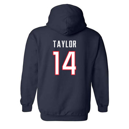UConn - NCAA Women's Soccer : Alayna Taylor - Replica Shersey Hooded Sweatshirt