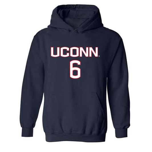 UConn - NCAA Women's Soccer : Shea Boyle - Replica Shersey Hooded Sweatshirt-0