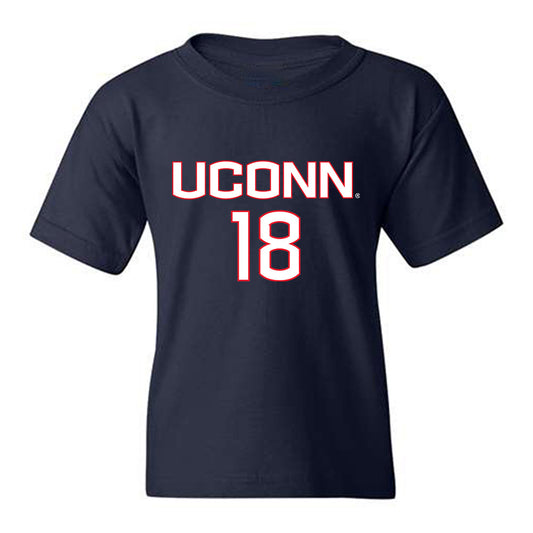 UConn - NCAA Men's Soccer : Charlie Holmes - Replica Shersey Youth T-Shirt-0