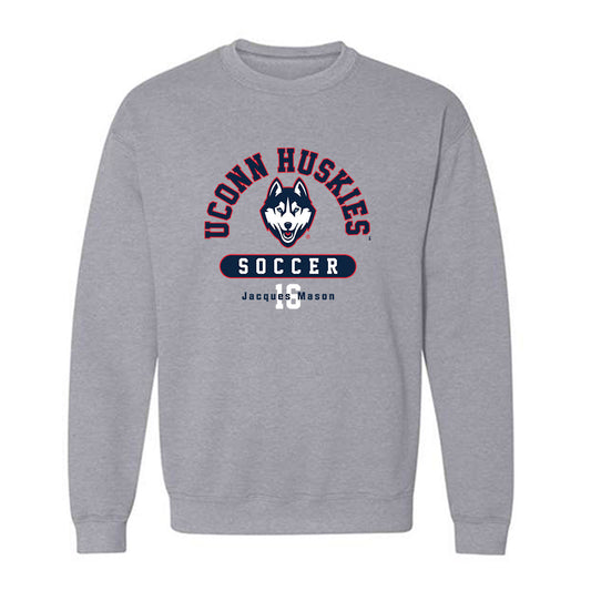 UConn - NCAA Men's Soccer : Jacques Mason - Classic Fashion Shersey Crewneck Sweatshirt-0