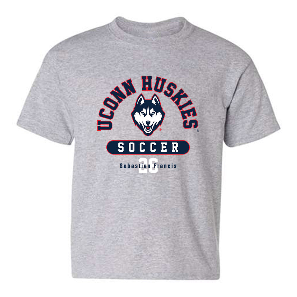 UConn - NCAA Men's Soccer : Sebastian Francis - Classic Fashion Shersey Youth T-Shirt-0