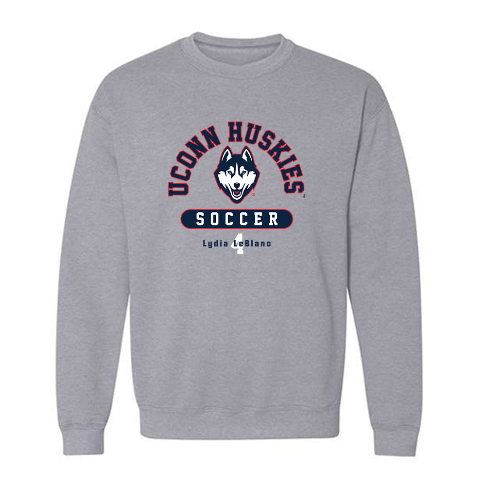 UConn - NCAA Women's Soccer : Lydia LeBlanc - Classic Fashion Shersey Crewneck Sweatshirt-0