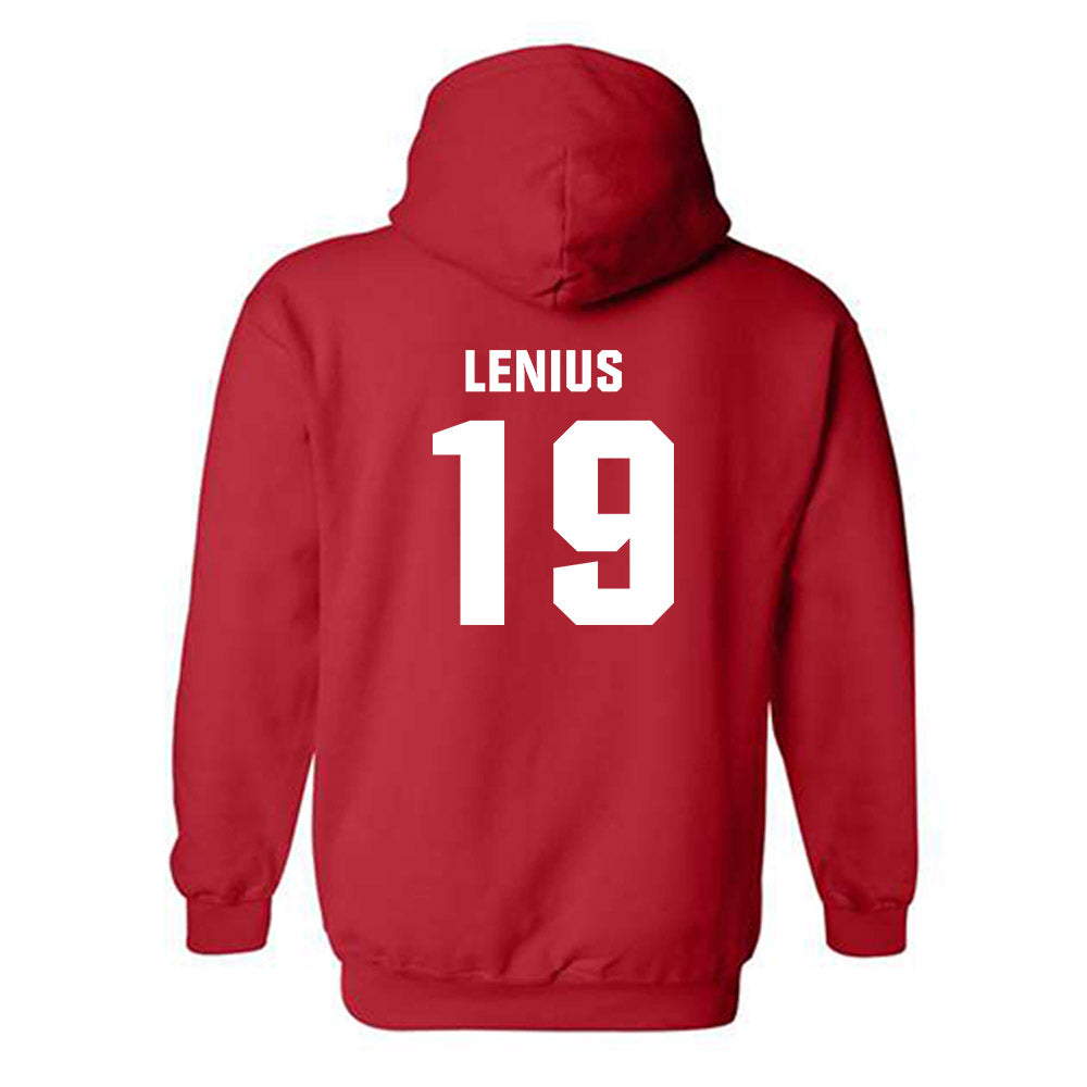 Utah - NCAA Baseball : Ian Lenius - Classic Shersey Hooded Sweatshirt-1