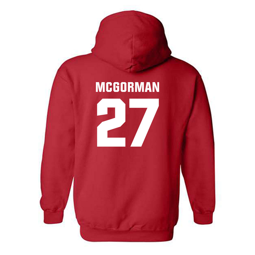 Utah - NCAA Baseball : Anson Mcgorman - Classic Shersey Hooded Sweatshirt-1
