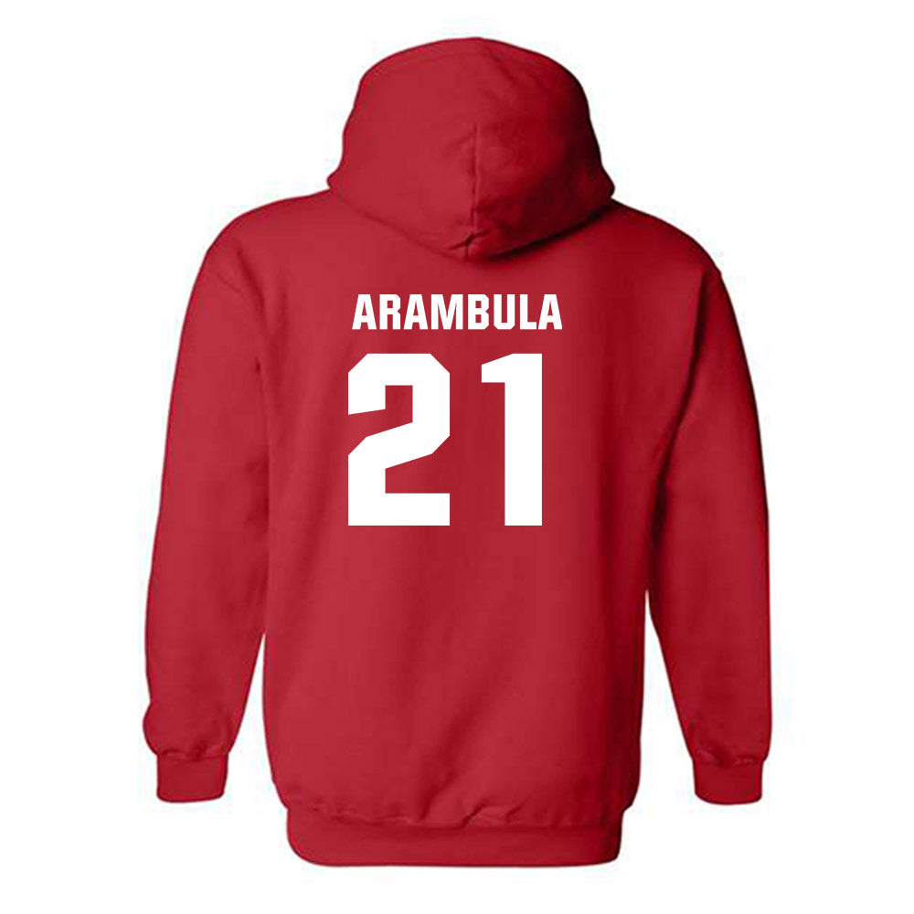Utah - NCAA Baseball : Daniel Arambula - Classic Shersey Hooded Sweatshirt-1