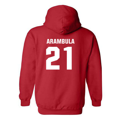 Utah - NCAA Baseball : Daniel Arambula - Classic Shersey Hooded Sweatshirt-1