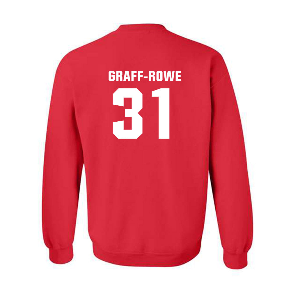 Utah - NCAA Baseball : Ashton Graff-Rowe - Classic Shersey Crewneck Sweatshirt-1