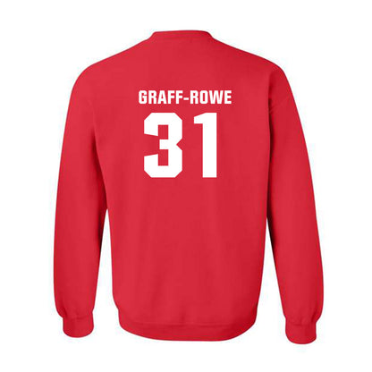 Utah - NCAA Baseball : Ashton Graff-Rowe - Classic Shersey Crewneck Sweatshirt-1