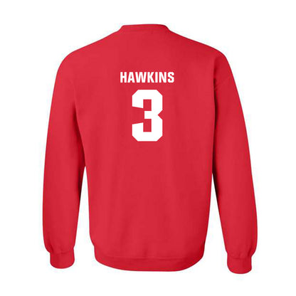 Utah - NCAA Baseball : Zakye Hawkins - Classic Shersey Crewneck Sweatshirt-1