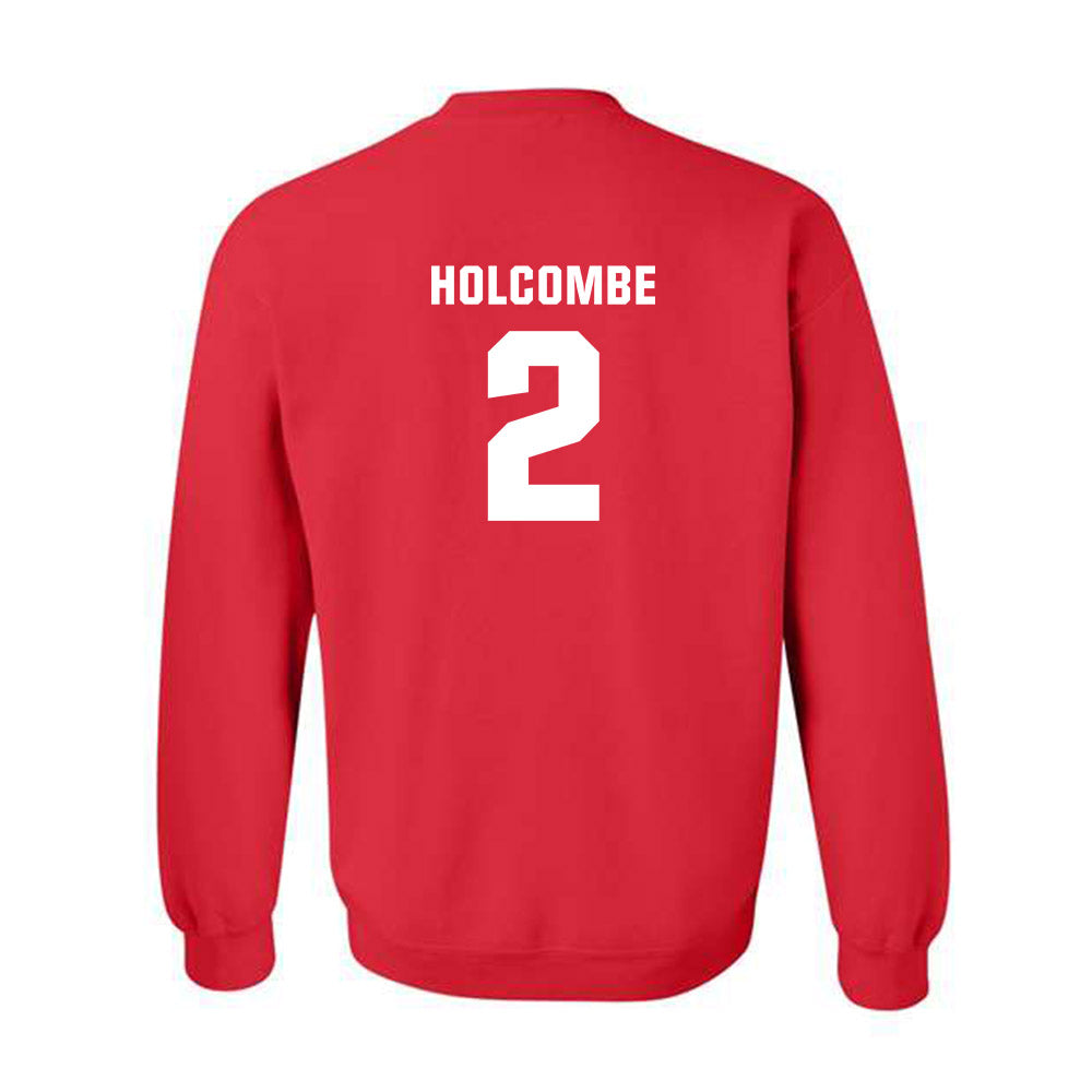Utah - NCAA Men's Basketball : Jackson Holcombe - Classic Shersey Crewneck Sweatshirt-1
