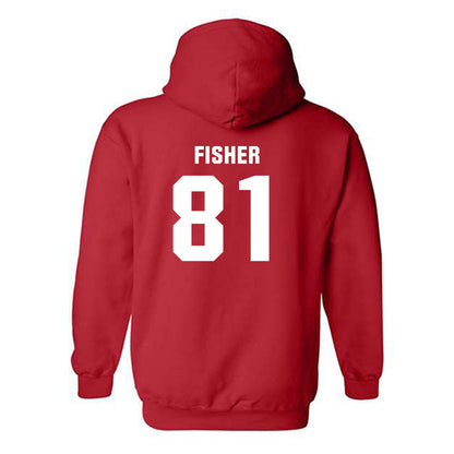 Utah - NCAA Football : Bear Fisher - Classic Shersey Hooded Sweatshirt-1