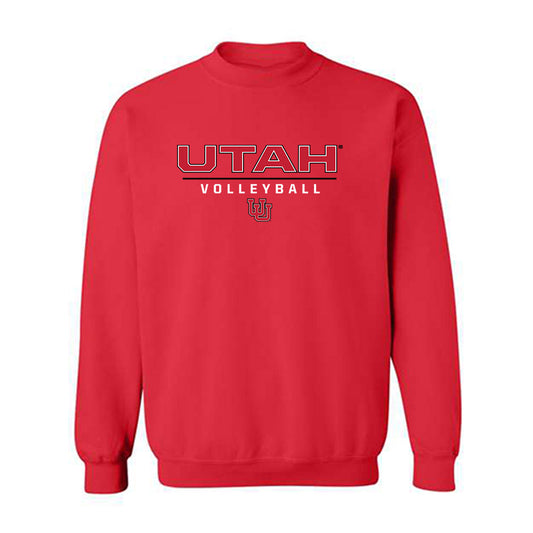 Utah - NCAA Women's Volleyball : Katelynn Field - Classic Shersey Crewneck Sweatshirt-0