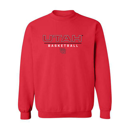 Utah - NCAA Men's Basketball : Malek Gomma - Classic Shersey Crewneck Sweatshirt-0