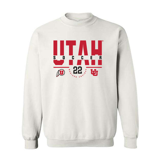 Utah - NCAA Women's Soccer : Madison Encinas - Classic Fashion Shersey Crewneck Sweatshirt-0