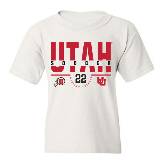 Utah - NCAA Women's Soccer : Madison Encinas - Classic Fashion Shersey Youth T-Shirt-0