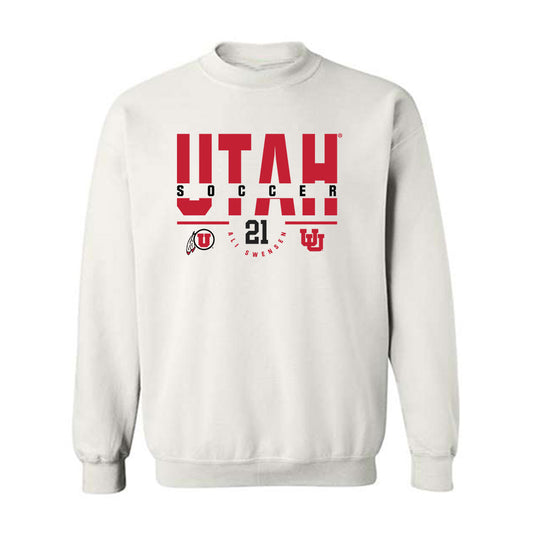 Utah - NCAA Women's Soccer : Ali Swensen - Classic Fashion Shersey Crewneck Sweatshirt-0