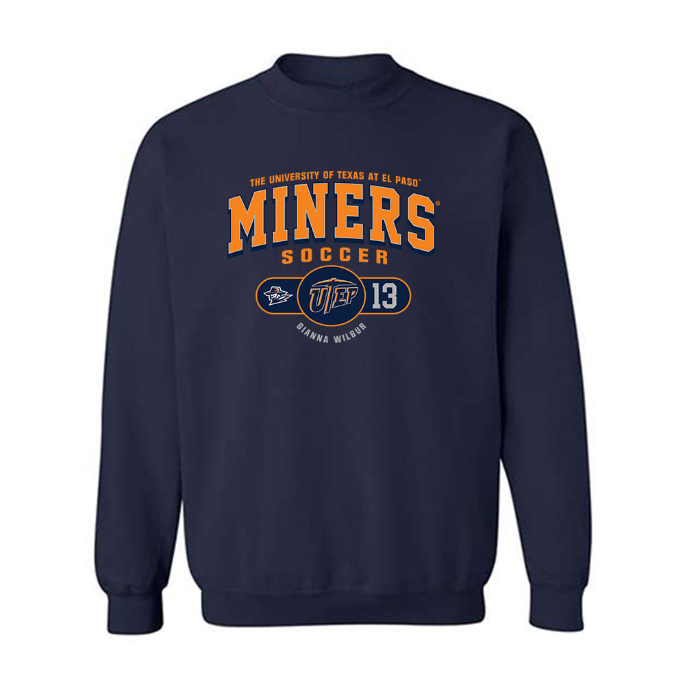 UTEP - NCAA Women's Soccer : gianna wilbur - Classic Fashion Shersey Crewneck Sweatshirt-0