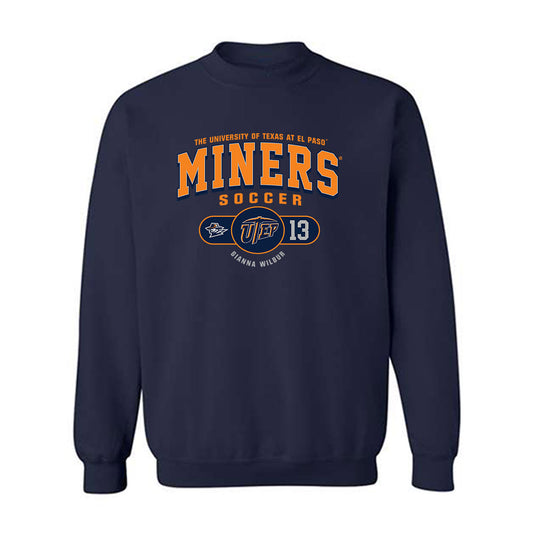 UTEP - NCAA Women's Soccer : gianna wilbur - Classic Fashion Shersey Crewneck Sweatshirt-0