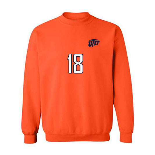 UTEP - NCAA Women's Soccer : Ava Grosso - Replica Shersey Crewneck Sweatshirt-0
