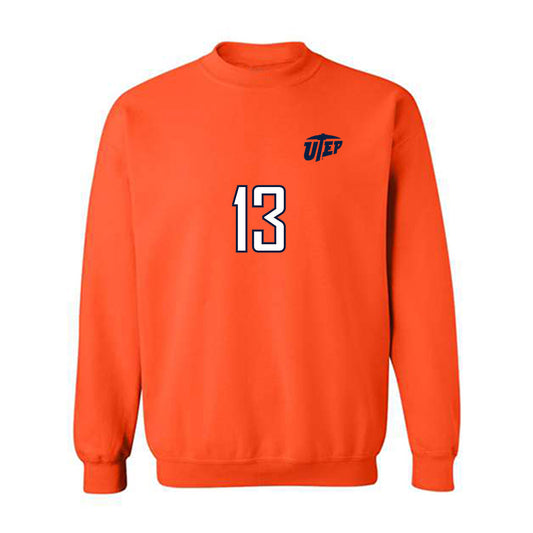 UTEP - NCAA Women's Soccer : gianna wilbur - Replica Shersey Crewneck Sweatshirt-0