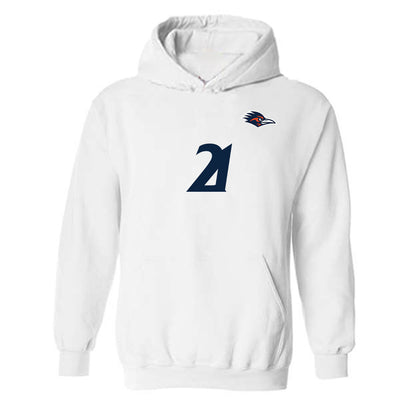 UTSA - NCAA Women's Soccer : Caroline Pelkofski - Replica Shersey Hooded Sweatshirt-0