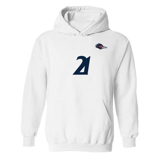 UTSA - NCAA Women's Soccer : Caroline Pelkofski - Replica Shersey Hooded Sweatshirt-0