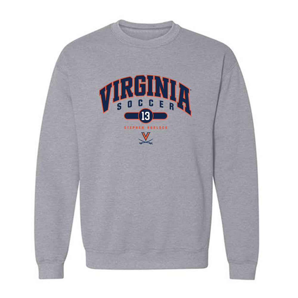 Virginia - NCAA Men's Soccer : Stephen Hurlock - Fashion Shersey Crewneck Sweatshirt-0