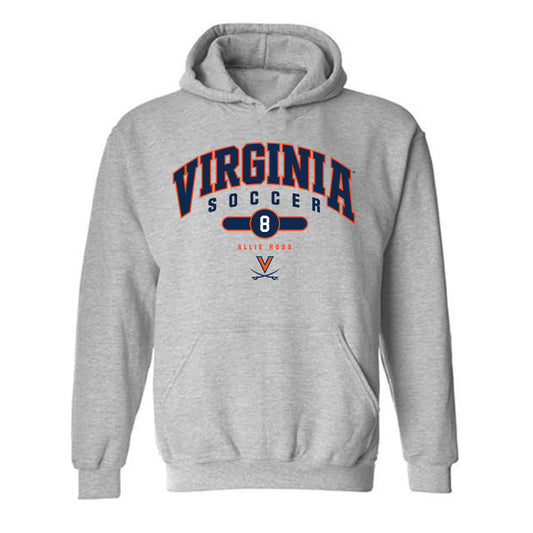 Virginia - NCAA Women's Soccer : Allie Ross - Fashion Shersey Hooded Sweatshirt-0
