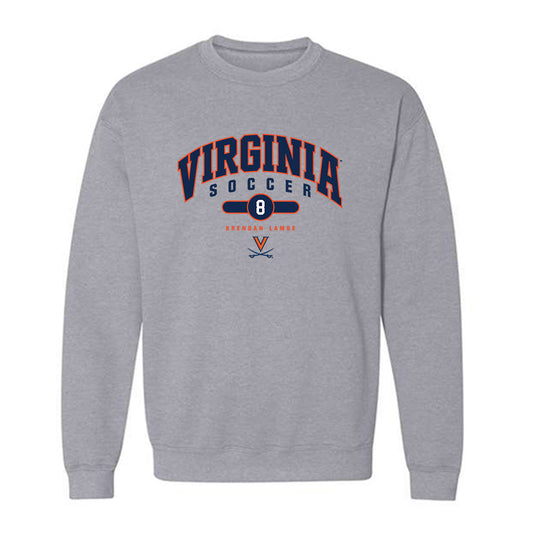 Virginia - NCAA Men's Soccer : Brendan Lambe - Fashion Shersey Crewneck Sweatshirt-0