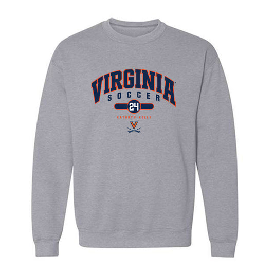 Virginia - NCAA Women's Soccer : Kathryn Kelly - Fashion Shersey Crewneck Sweatshirt-0