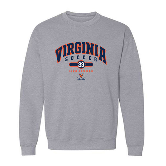 Virginia - NCAA Men's Soccer : Chase Gozdieski - Fashion Shersey Crewneck Sweatshirt-0