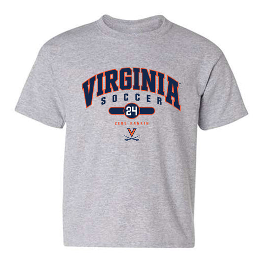 Virginia - NCAA Men's Soccer : Zeus Rankin - Fashion Shersey Youth T-Shirt-0