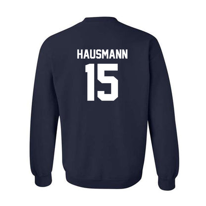 Virginia - NCAA Men's Lacrosse : Hudson Hausmann - Classic Shersey Crewneck Sweatshirt-1