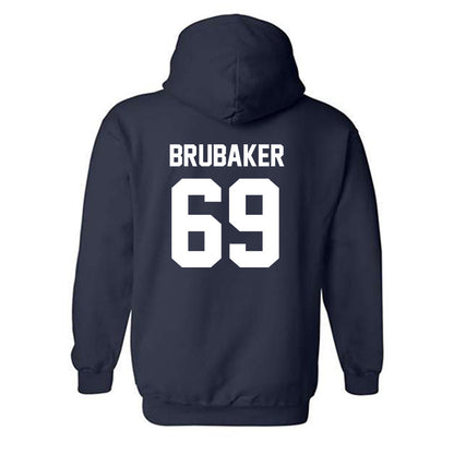 Virginia - NCAA Football : Ryan Brubaker - Classic Shersey Hooded Sweatshirt-1