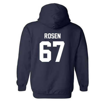 Virginia - NCAA Football : Will Rosen - Classic Shersey Hooded Sweatshirt-1