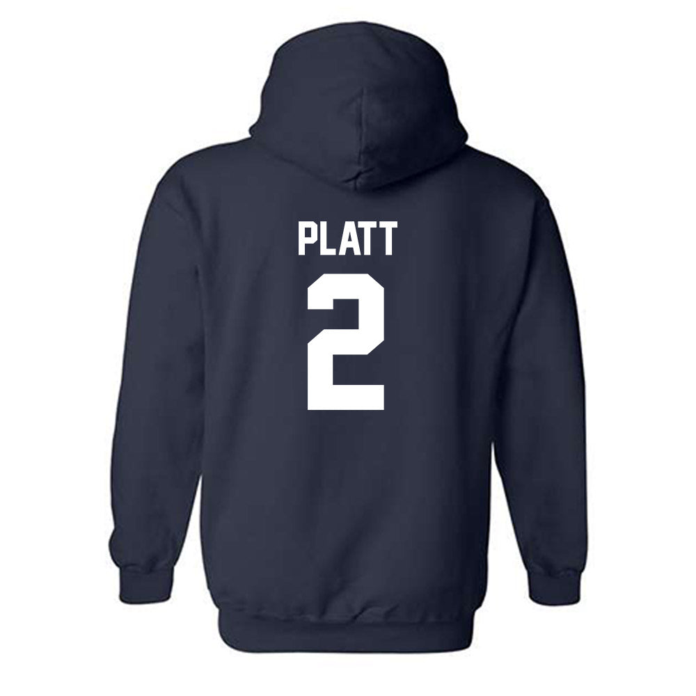 Virginia - NCAA Football : Donavon Platt - Classic Shersey Hooded Sweatshirt-1