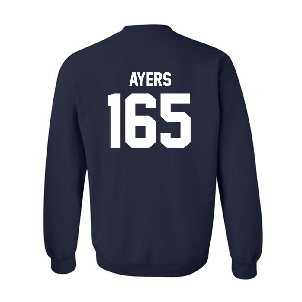 Virginia - NCAA Wrestling : Macon Ayers - Classic Shersey Crewneck Sweatshirt-1