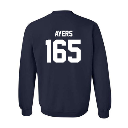 Virginia - NCAA Wrestling : Macon Ayers - Classic Shersey Crewneck Sweatshirt-1