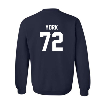 Virginia - NCAA Football : Ben York - Classic Shersey Crewneck Sweatshirt-1