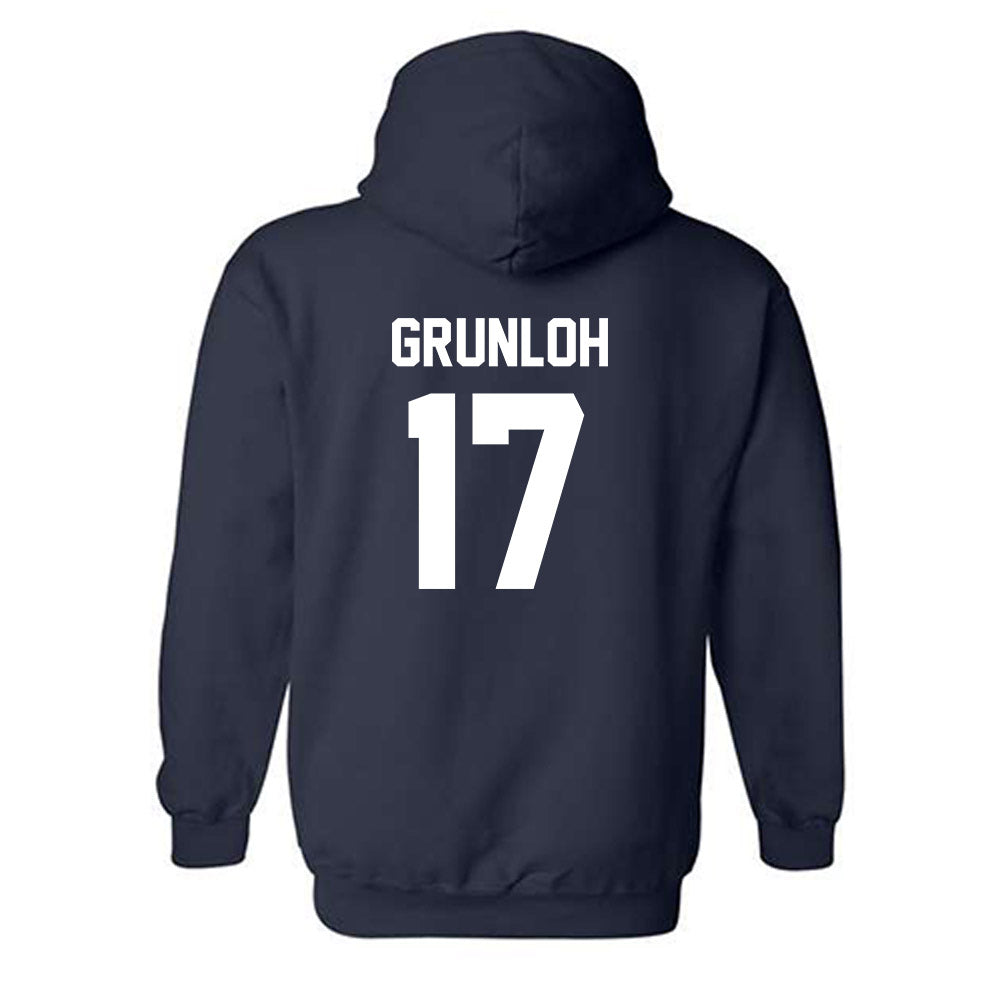 Virginia - NCAA Men's Basketball : Johann Grunloh - Classic Shersey Hooded Sweatshirt-1