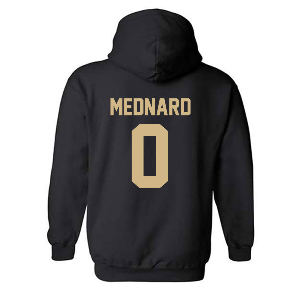 Wake Forest - NCAA Men's Soccer : Jonah Mednard - Replica Shersey Hooded Sweatshirt-1