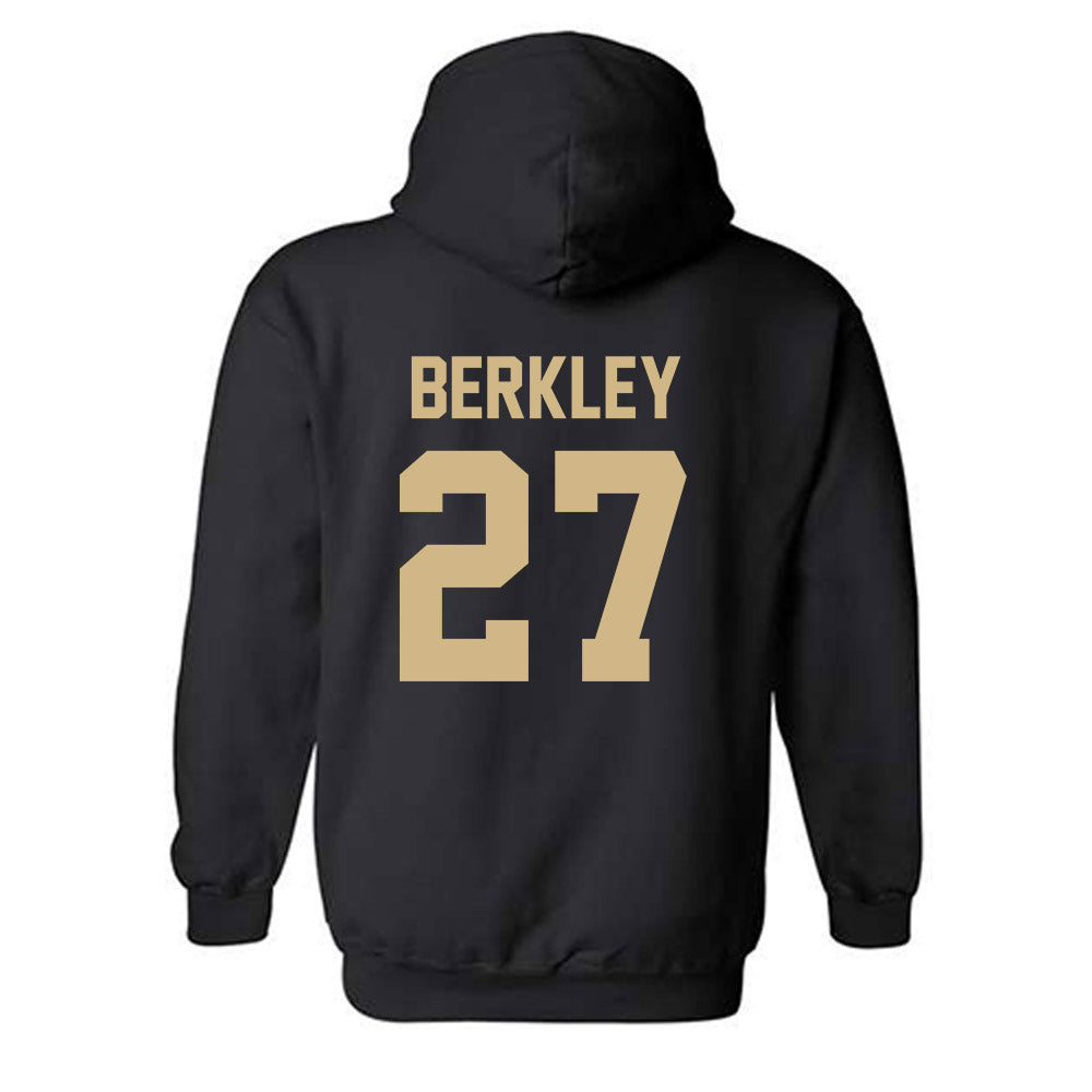 Wake Forest - NCAA Men's Soccer : Copeland Berkley - Replica Shersey Hooded Sweatshirt-1