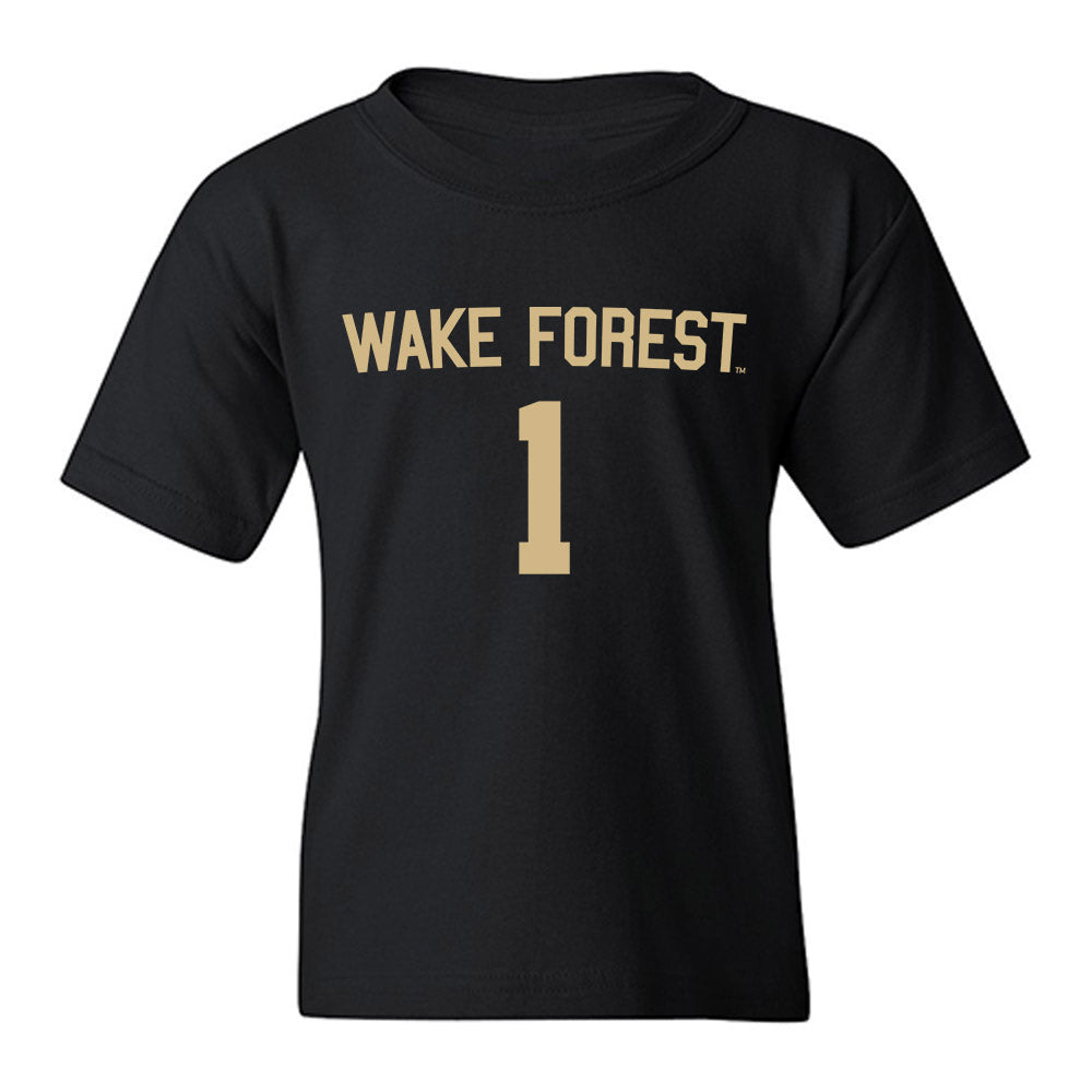Wake Forest - NCAA Men's Soccer : Graham Syrett - Replica Shersey Youth T-Shirt-0