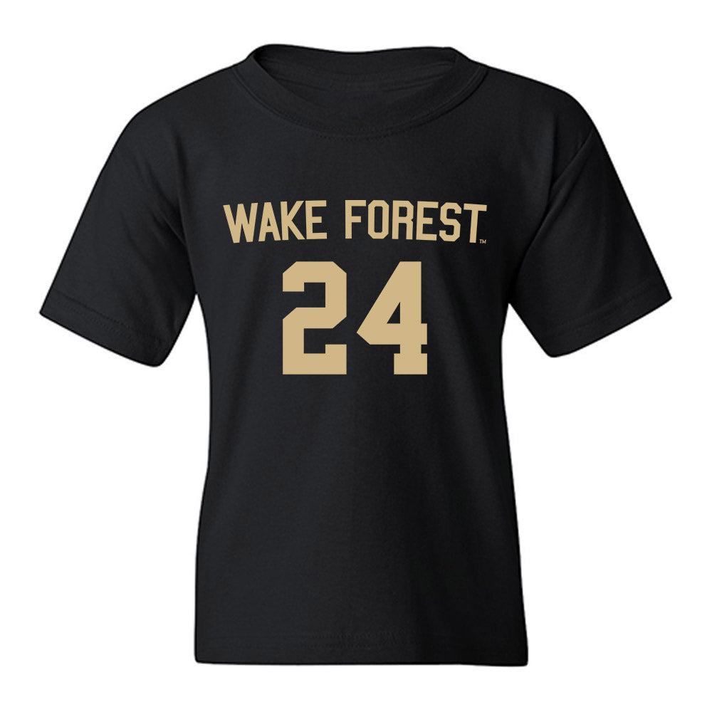 Wake Forest - NCAA Women's Soccer : Ava Reddy - Replica Shersey Youth T-Shirt-0