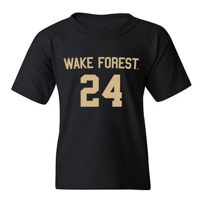 Wake Forest - NCAA Women's Soccer : Ava Reddy - Replica Shersey Youth T-Shirt-0