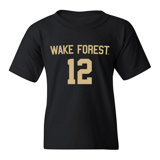 Wake Forest - NCAA Women's Soccer : Aislynn Maguire - Replica Shersey Youth T-Shirt-0