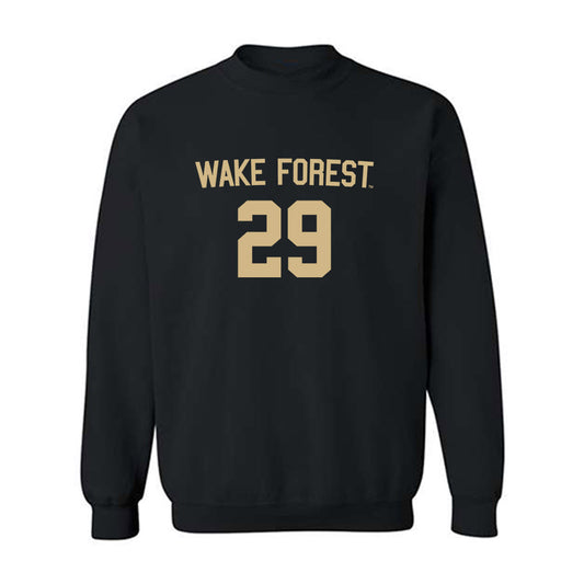 Wake Forest - NCAA Men's Soccer : Oliver Kurnik - Replica Shersey Crewneck Sweatshirt-0