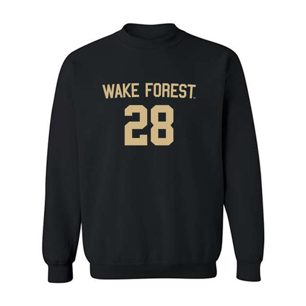 Wake Forest - NCAA Women's Soccer : Kenslee Ward - Replica Shersey Crewneck Sweatshirt-0