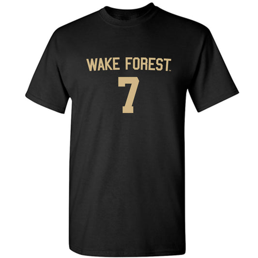 Wake Forest - NCAA Men's Soccer : Philip Biskupski - Replica Shersey T-Shirt-0