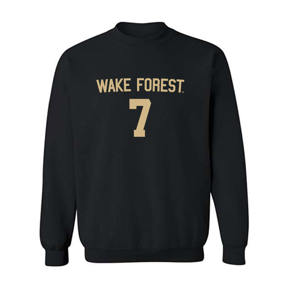 Wake Forest - NCAA Men's Soccer : Philip Biskupski - Replica Shersey Crewneck Sweatshirt-0